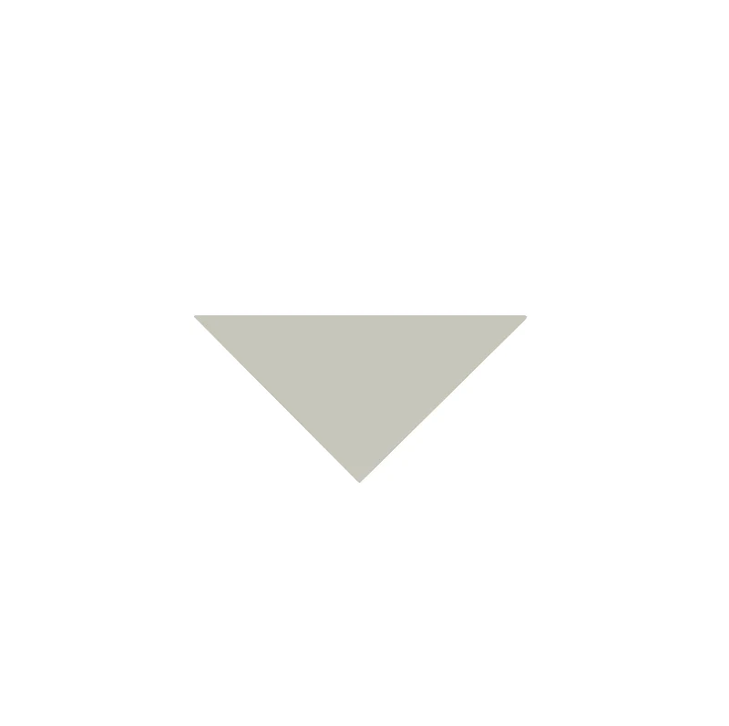 Klinker - Triangel 5/5/7 cm pärlgrå