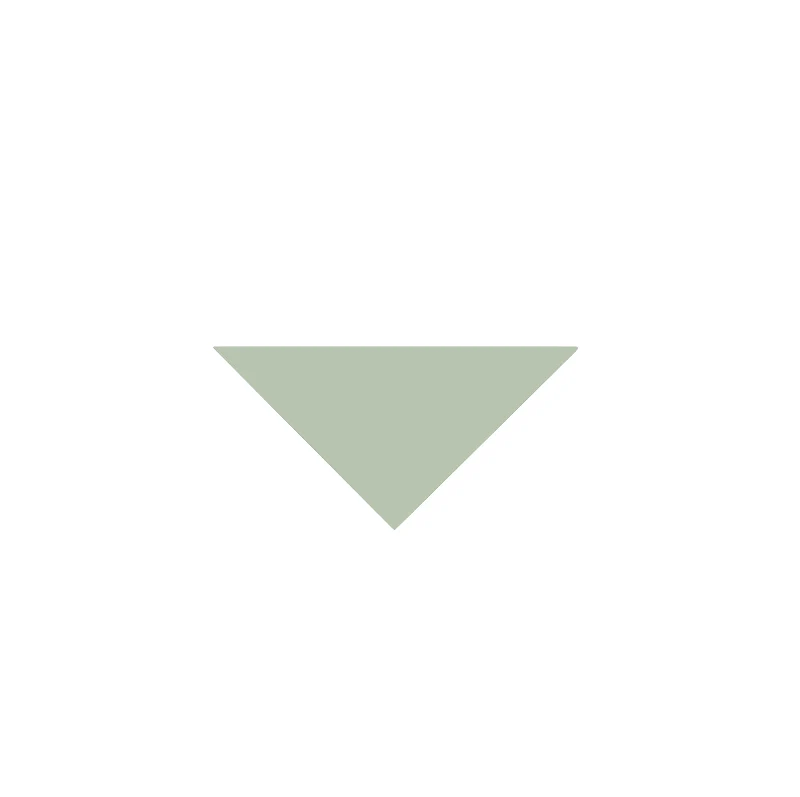 Klinker - Triangel 5/5/7 cm pistasch