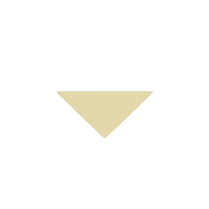 Klinker - Triangel 5/5/7 cm vaniljgul