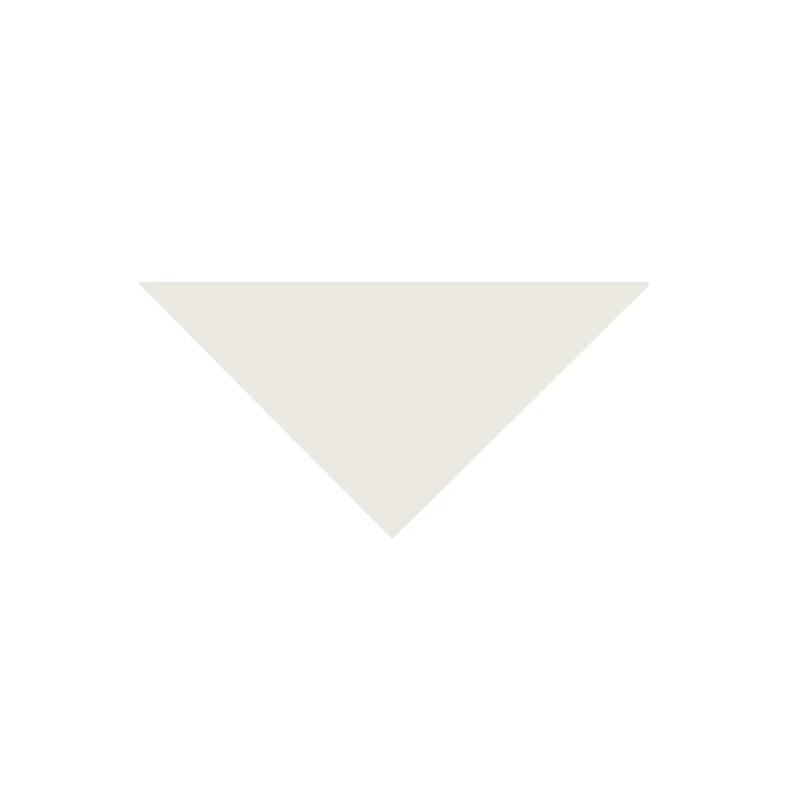 Klinker - Triangel 7/7/10 cm vit