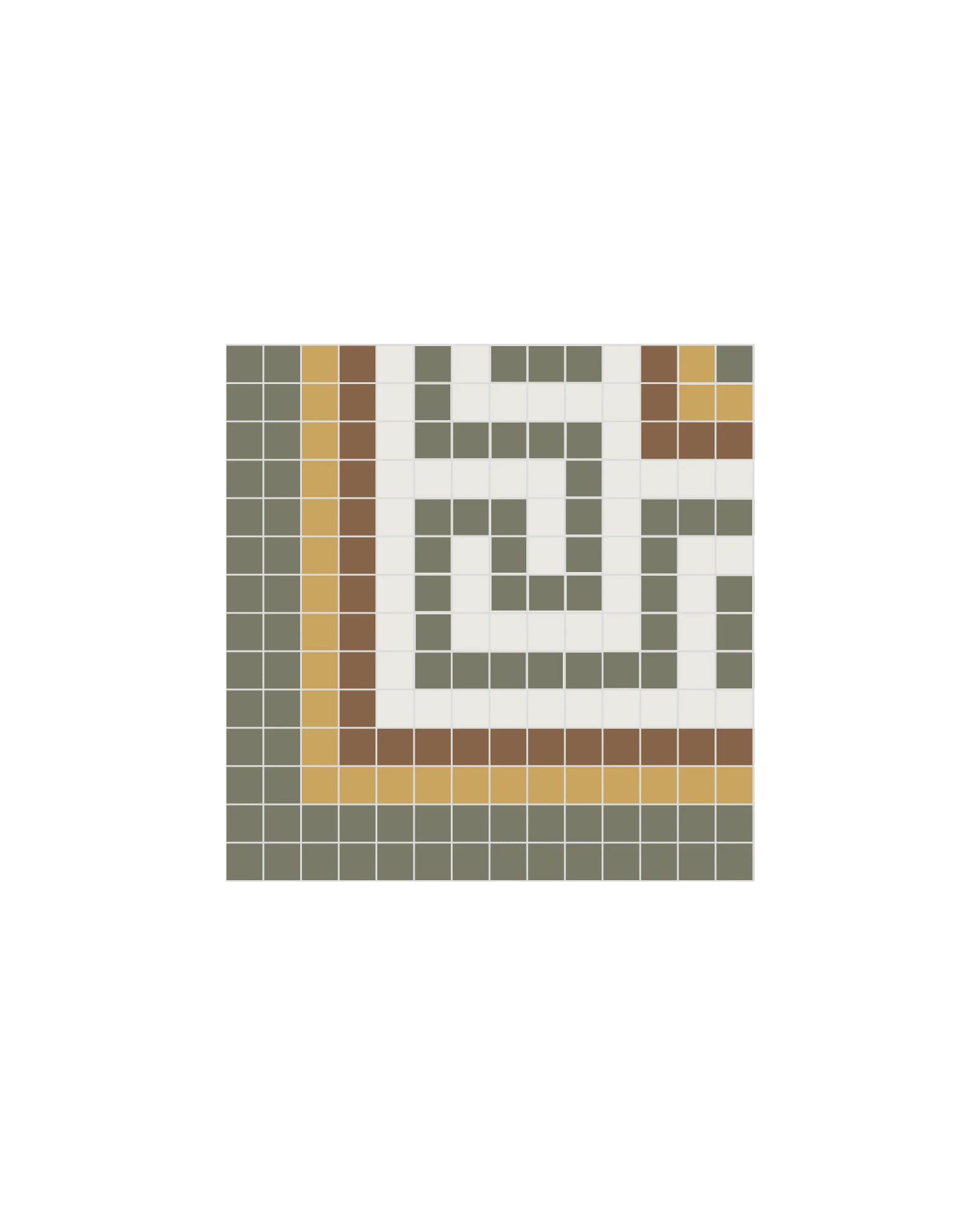 Klinkerfris hörn - Mosaik Regent Grön