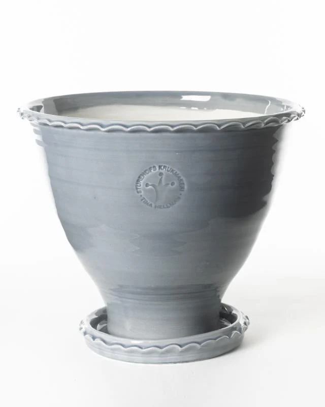 Kruka Sturehof - Adelcrantz, 24 cm grå