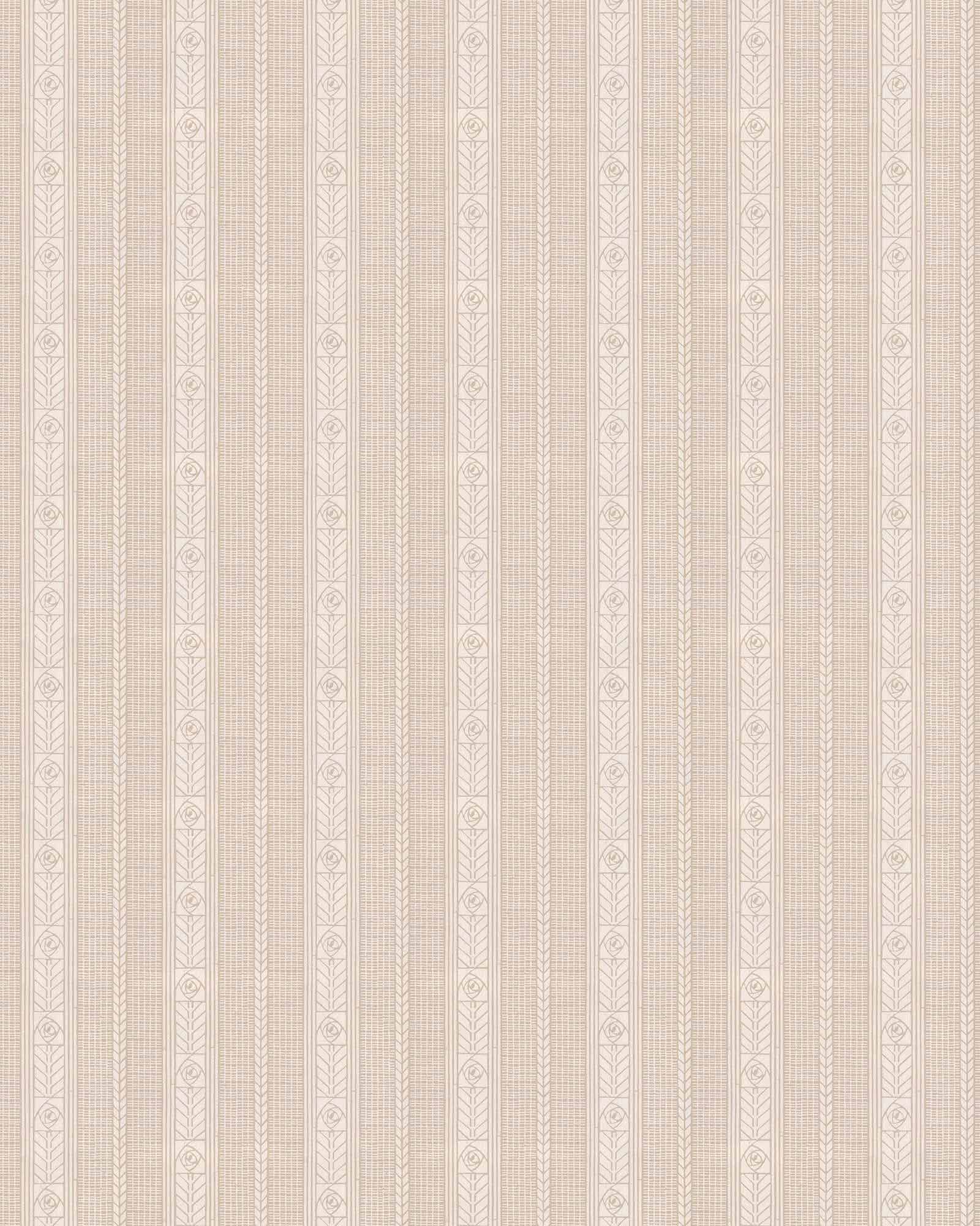 Lim & Handtryck Tapet - Edit kakao/beige - Image 2