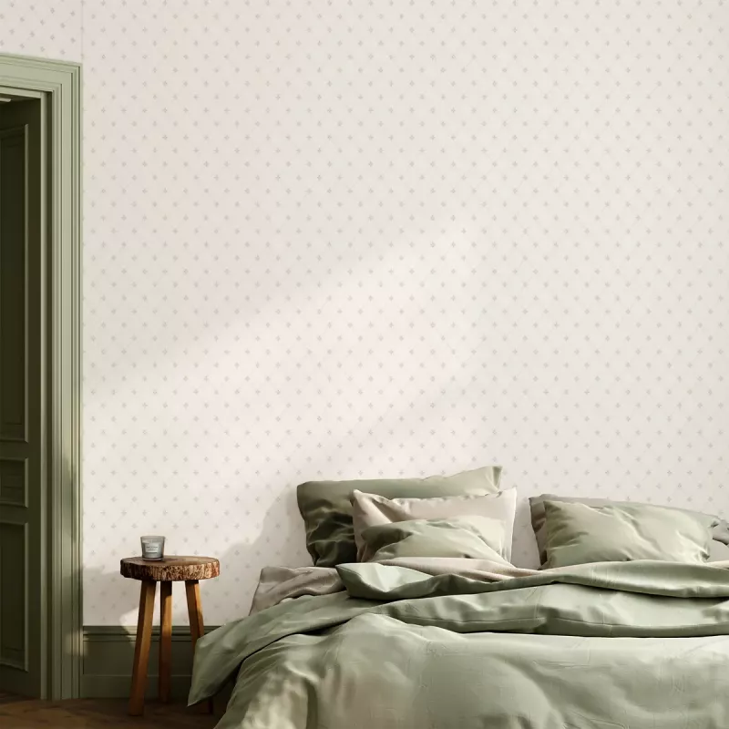 Lim & Handtryck Tapet - Filipsborg vit/glimmer - Image 2