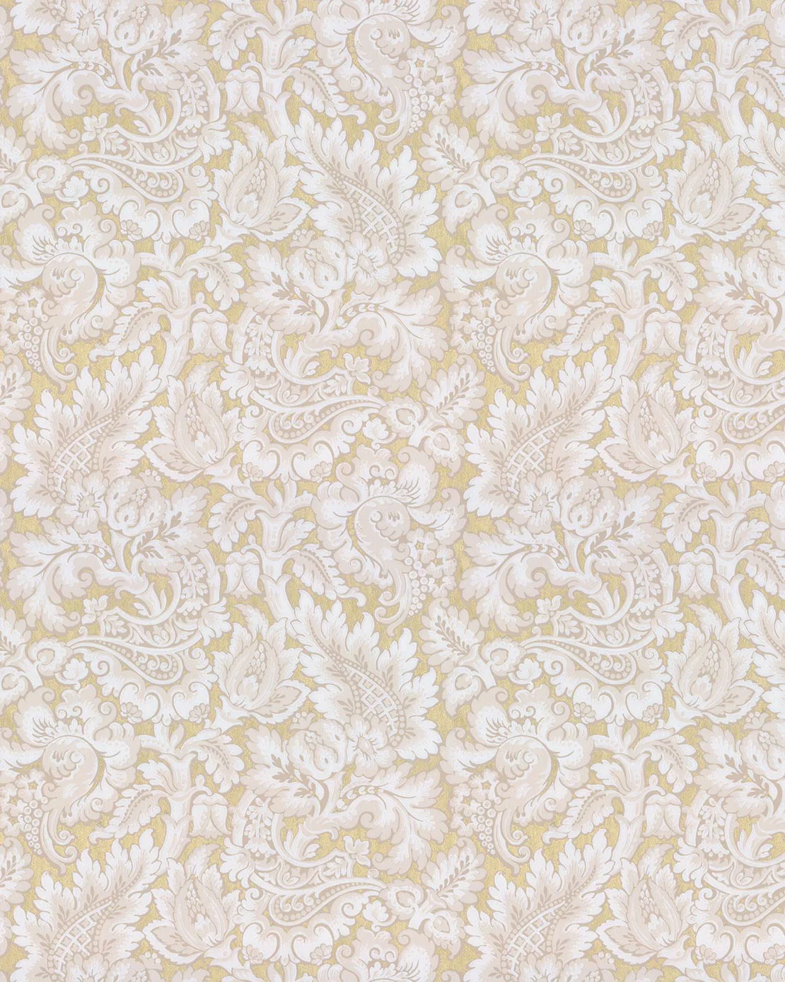 Lim & Handtryck Tapet - Kashmir beige/guld - Image 2