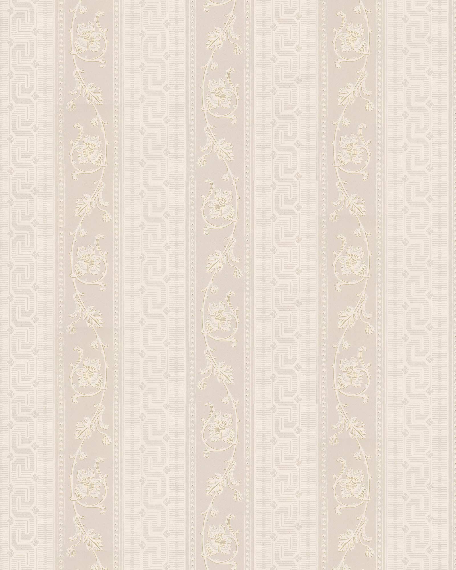 Lim & Handtryck Tapet - NÀÀs slott ljusgrÄ/guld - Image 2