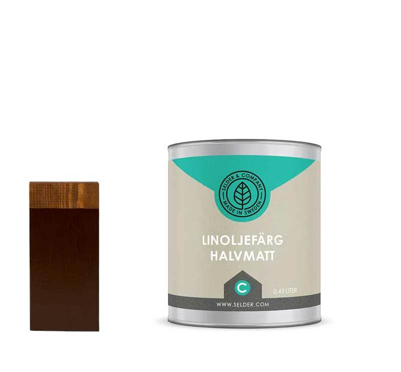 LinoljefÀrg Selder & Co - Choklad