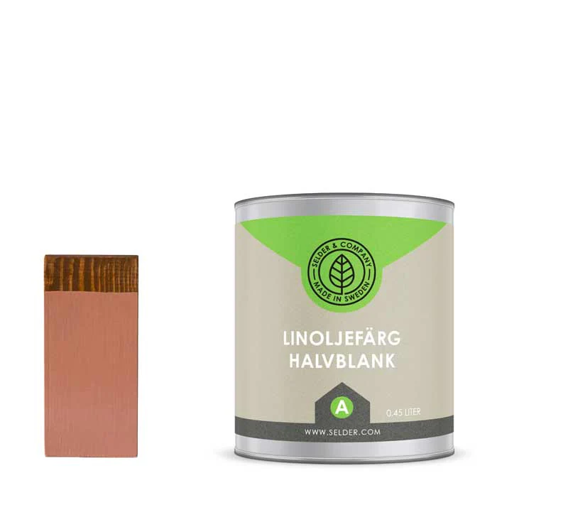 LinoljefÀrg Selder & Co - Gammelrosa - Image 3