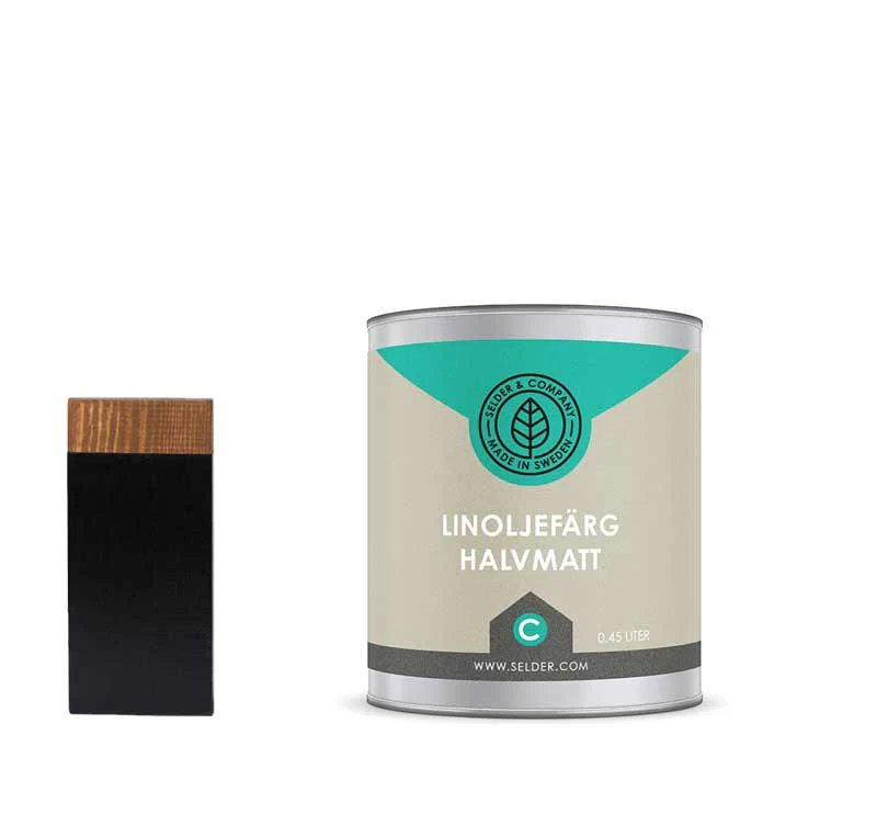 LinoljefÀrg Selder & Co - Svart