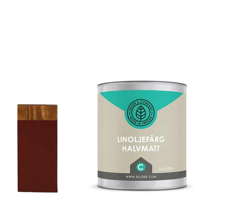 LinoljefÀrg Selder & Co - Engelsk röd