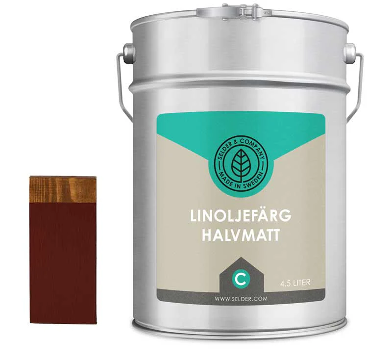 LinoljefÀrg Selder & Co - Engelsk röd - Image 6