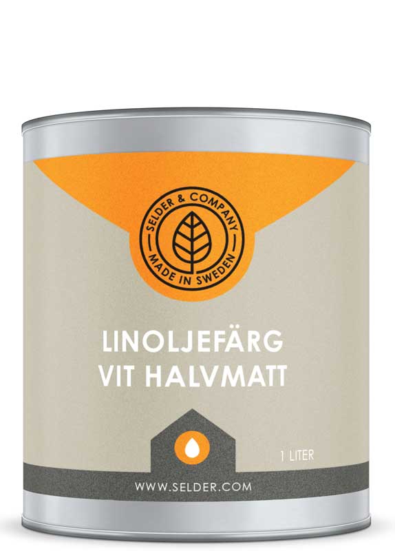 LinoljefÀrg Selder & Co - Vit halvmatt - Image 2