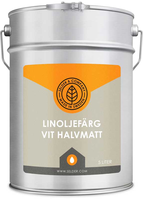 LinoljefÀrg Selder & Co - Vit halvmatt - Image 3