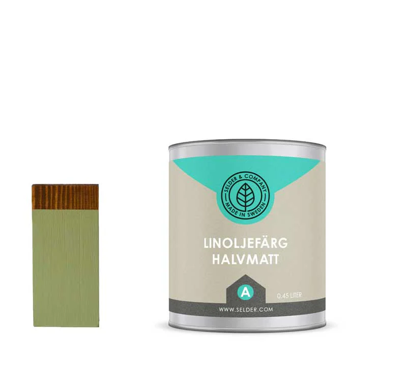 LinoljefÀrg Selder & Co - Lindgrön