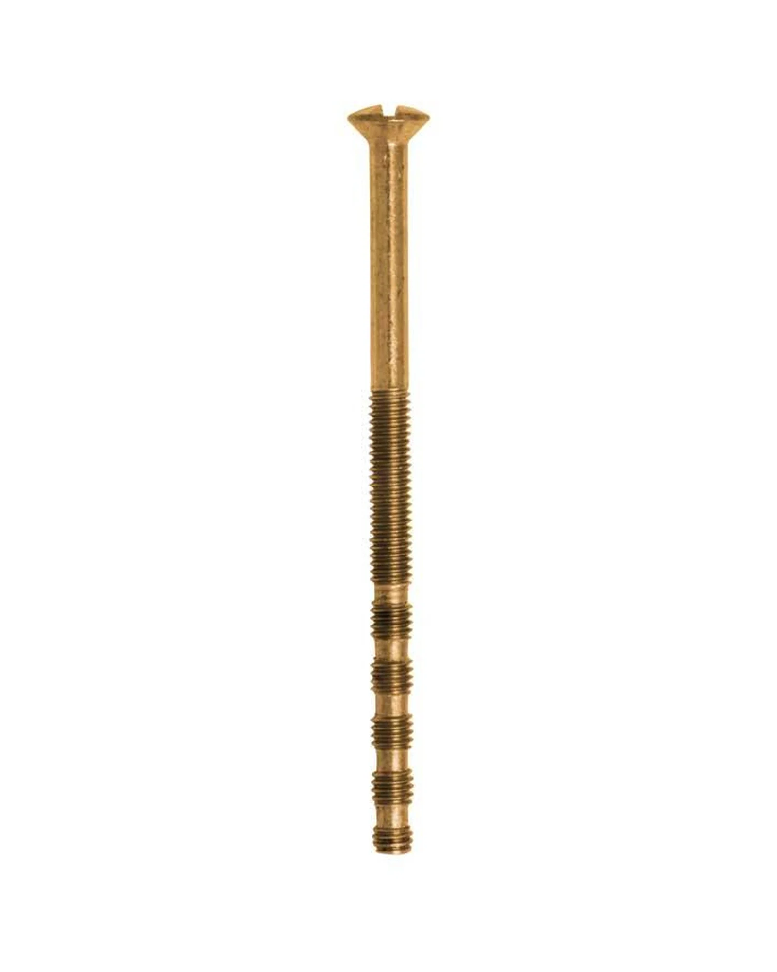 GenomgÄende skruv M4, spÄr 65 mm - MÀssing