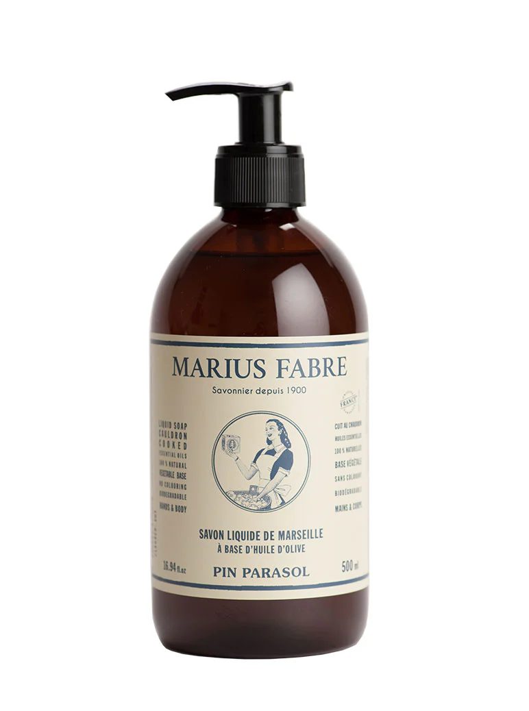 Marius Fabre - Flytande marseilletvÄl med doft av trÀ 500 ml