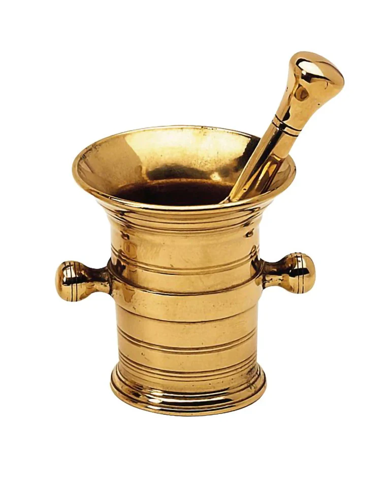 Mortel - Mässing 11 cm