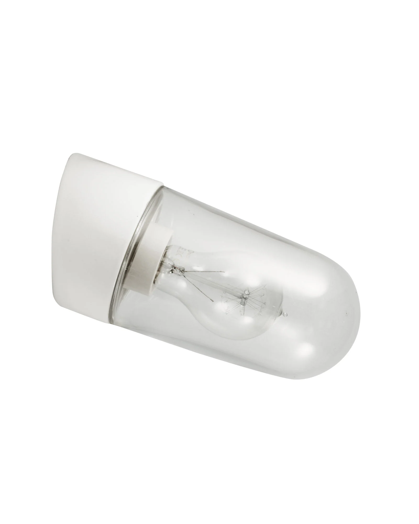 Porslinslampa IP20 - Vit/sned