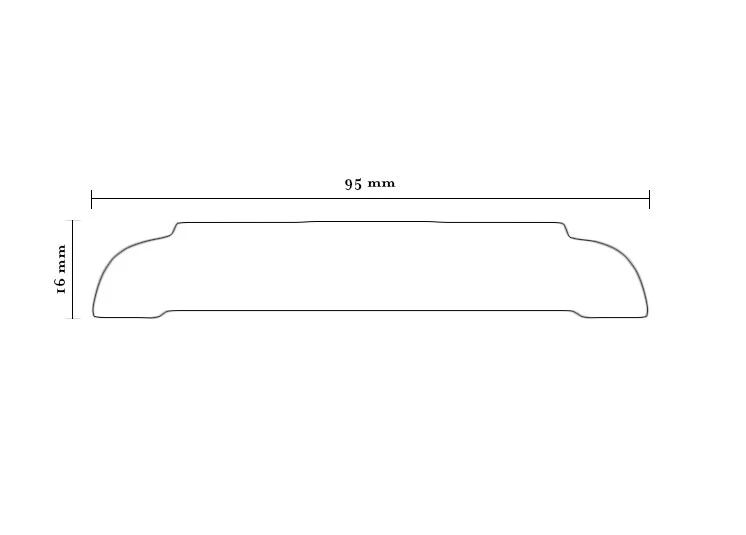 Provbit - Foder - Liksidigt 16 x 95 mm - Image 2