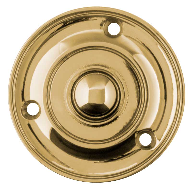 Ringklockeknapp - Rund mässing - Image 3