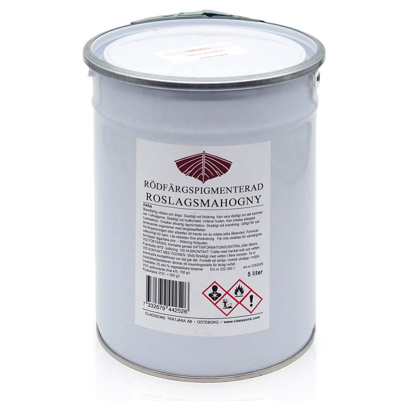 Roslagsmahogny Claessons - Röd - Image 2