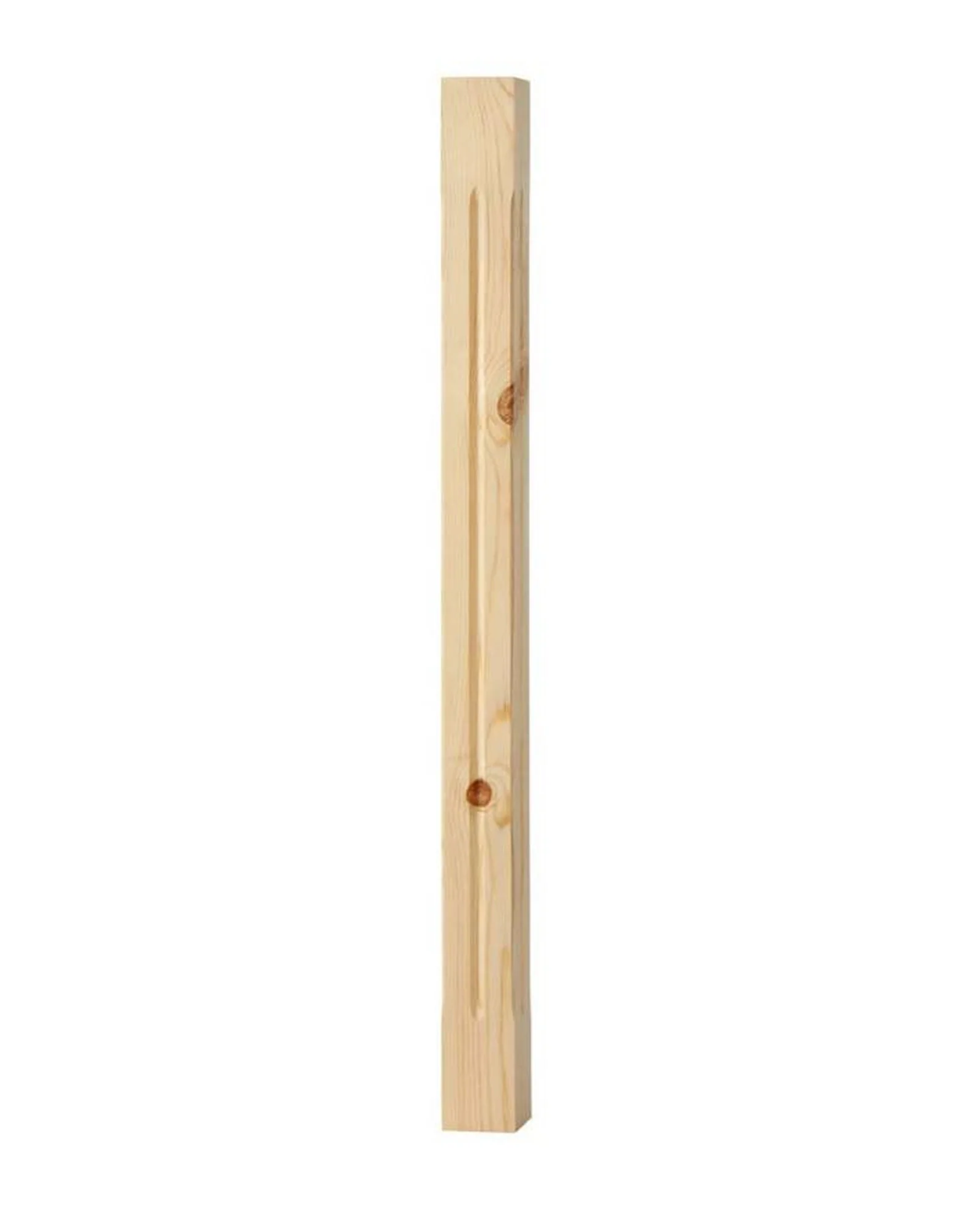 Spårad stolpe - Räckespelare 900 x 65 mm furu