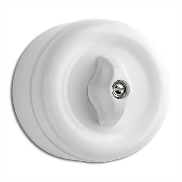 Kronströmbrytare (vrid) - Duroplast utanpåliggande
