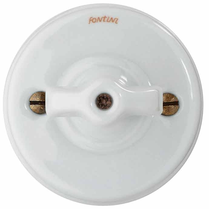 Strömbrytare - Trappströmbrytare vitt porslin - Image 4
