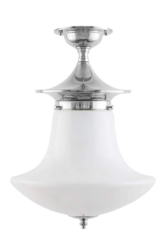 Taklampa - Dahlberg 100 nickel, klottrattskärm