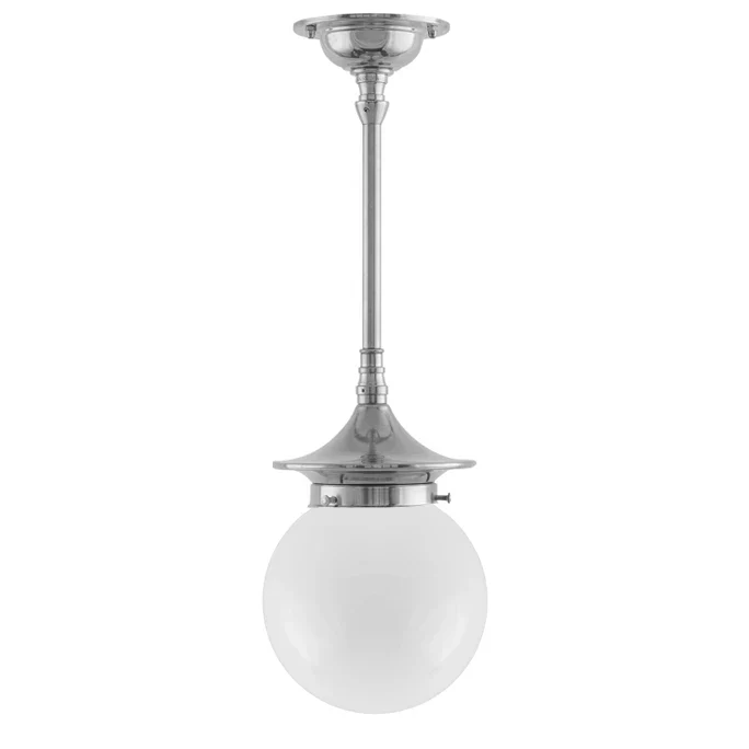 Taklampa - Dahlbergspendel 80 nickel, klotskÀrm