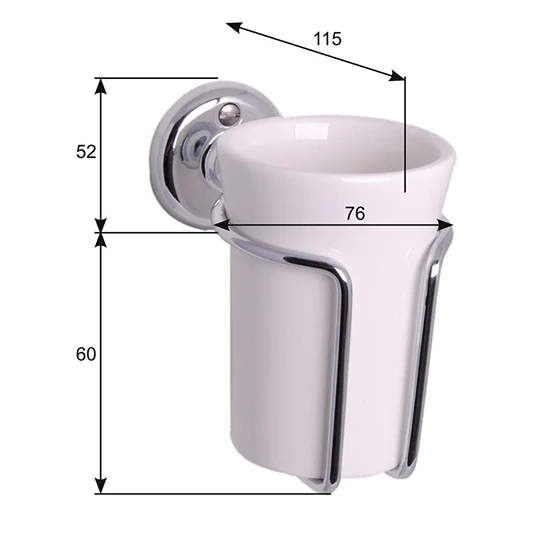 Tandborstmugg - Haga vÀgg - Brons/Porslin - Image 2