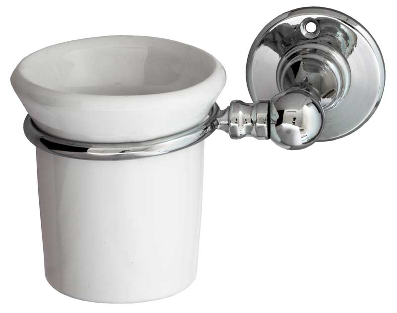 Tandborstmugg Sekelskifte - Krom