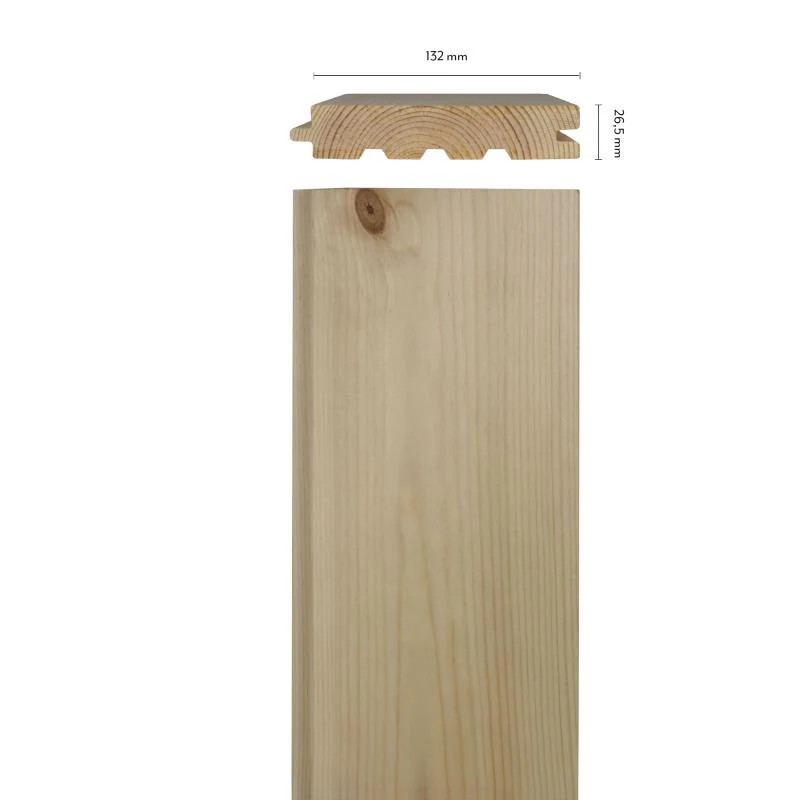Furugolv Vasastan - 26,5 x 132 mm - Massivt trÀgolv - Image 3