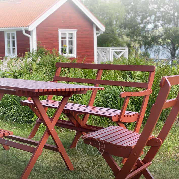 TrÀdgÄrdssoffa Solbacka - Karmsoffa, hopfÀllbar, 150 cm - Image 7