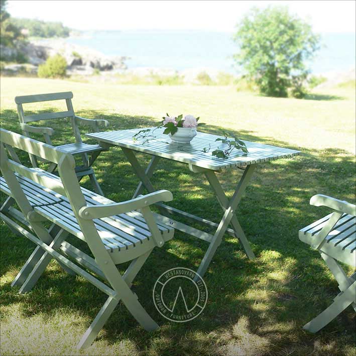 TrÀdgÄrdssoffa Solbacka - Karmsoffa, hopfÀllbar, 150 cm - Image 8