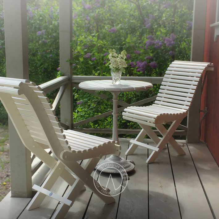 Trädgårdsstol Sundborn - Sekelskifte - Image 8