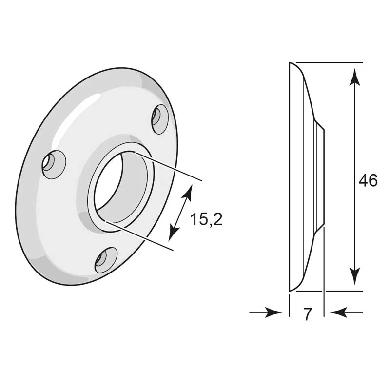 Tryckesbricka - Låsfabriksaktiebolaget N:o 1 nickel - Image 2