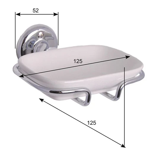 TvÄlkopp - Haga vÀgg - Krom/Porslin - Image 3