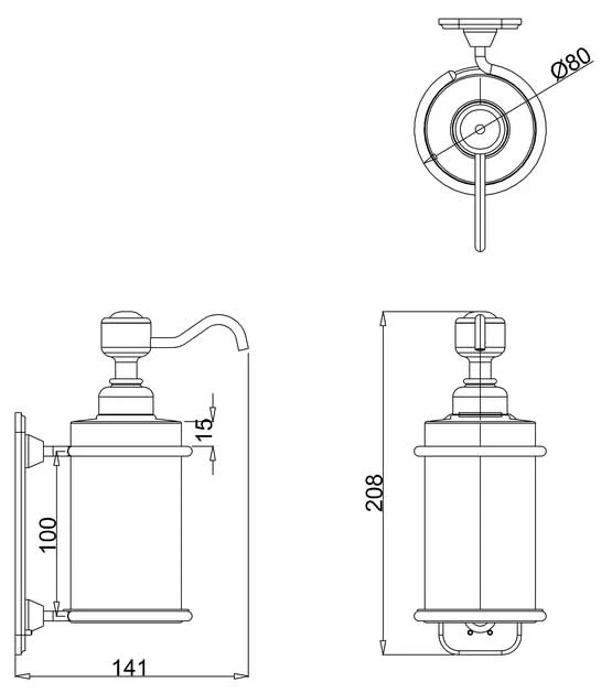 TvÄlpump - Burlington vÀgg krom/porslin - Image 2