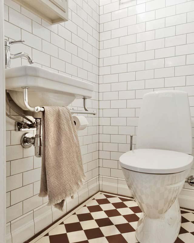 Tvättställ Burlington - Edwardian JR 51 cm med handduksstång - Image 4