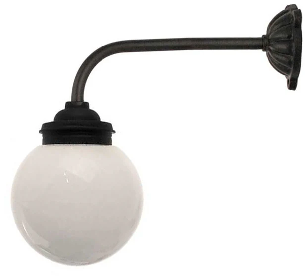 Utomhuslampa - Gårdslampa 90° lång böj
