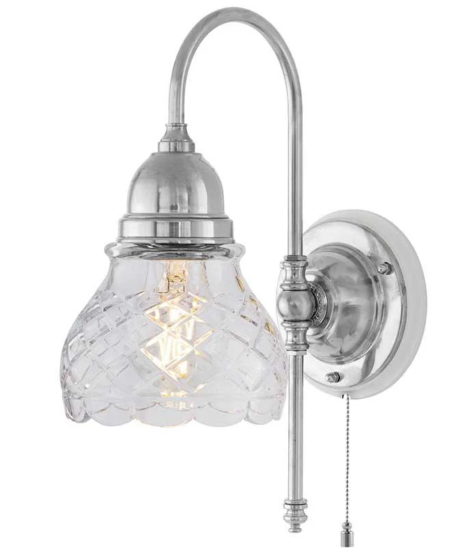 VÀgglampa - Ahlström nickel, slipat klarglas - Image 3