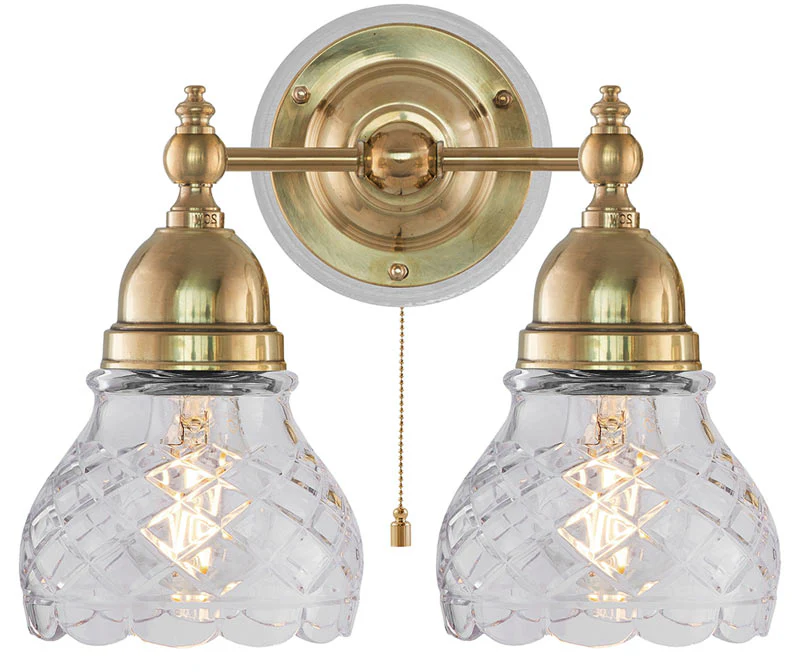 VÀgglampa - Bergman mÀssing, klarglas - Image 3