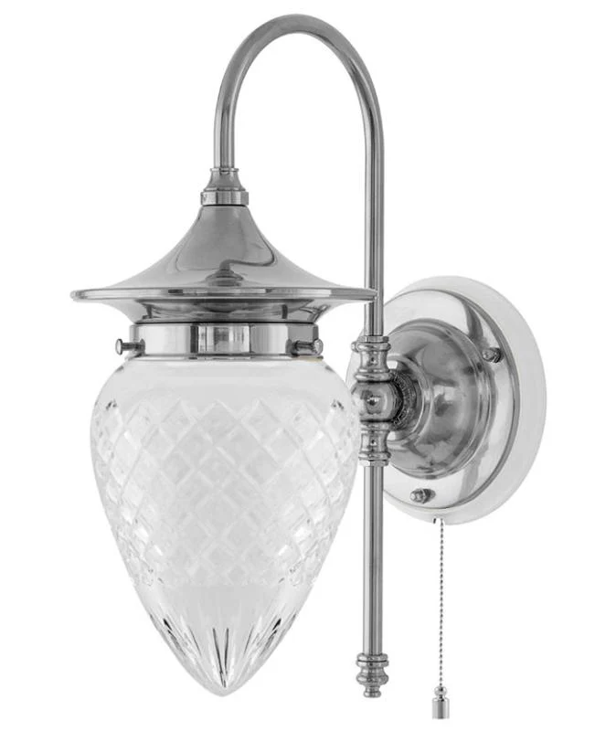 VĂ€gglampa - Fryxell nickel, klarglas - Image 3