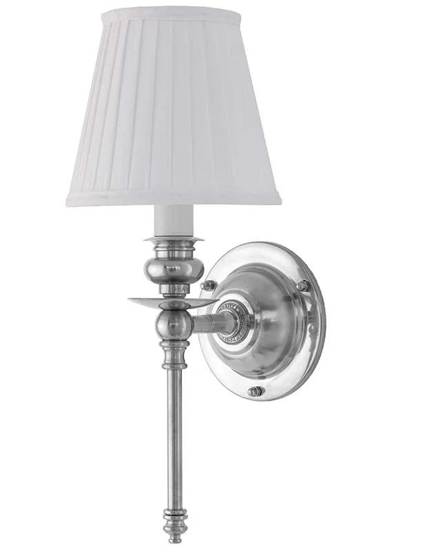 VÀgglampa - Ribbing nickel, vit skÀrm - Image 3