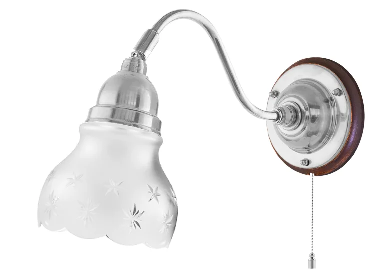Vägglampa - Runeberg nickel, slipat mattglas - Image 3