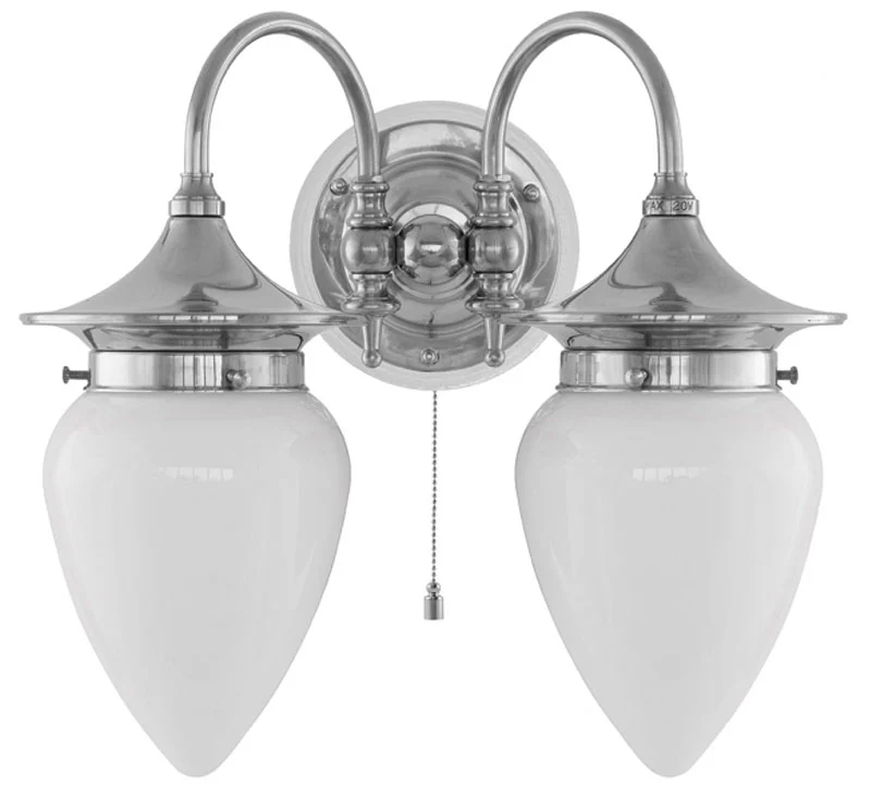 Vägglampa - Tigerstedt nickel, opalvit - Image 3
