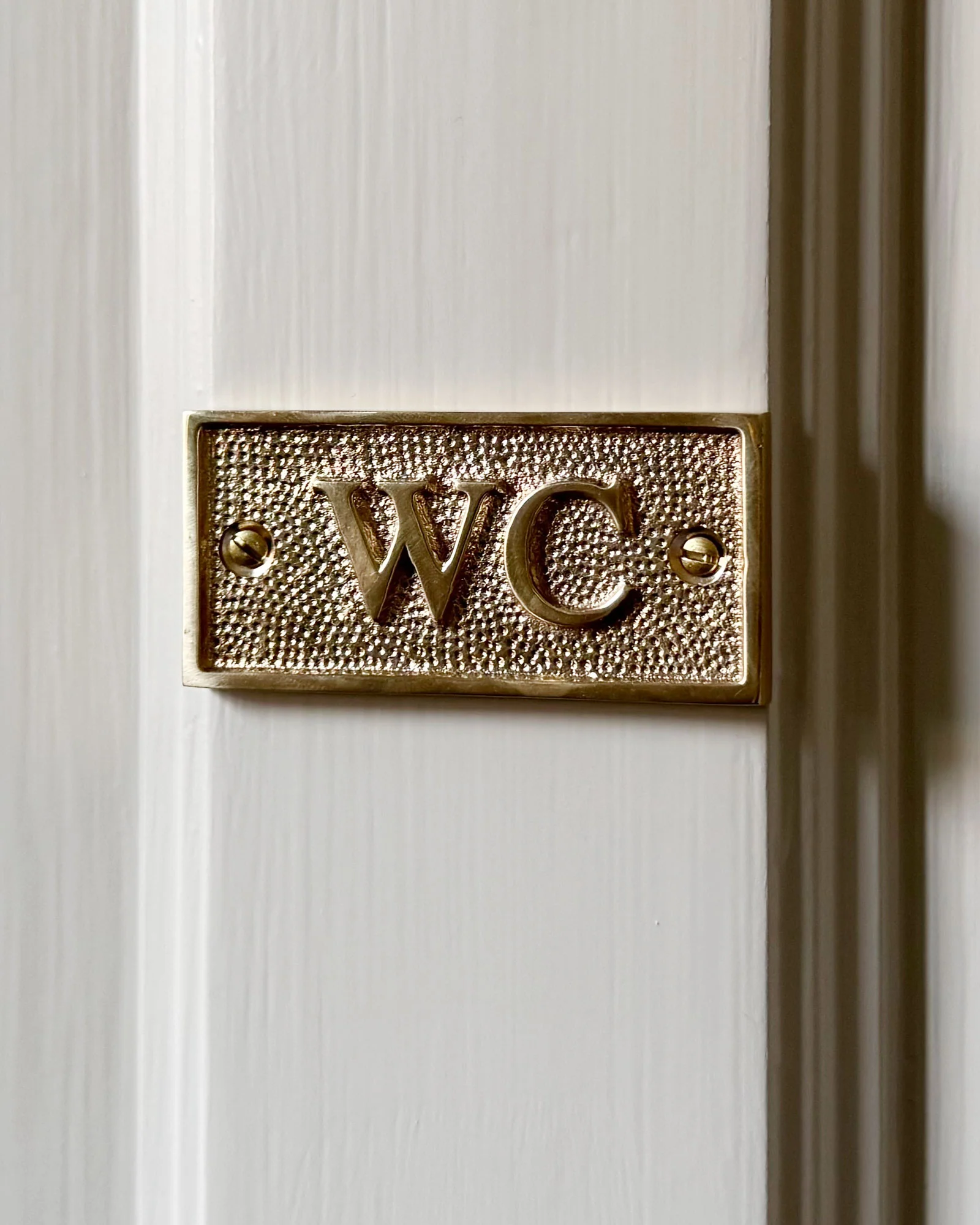 WC-skylt - MĂ€ssing - Image 3