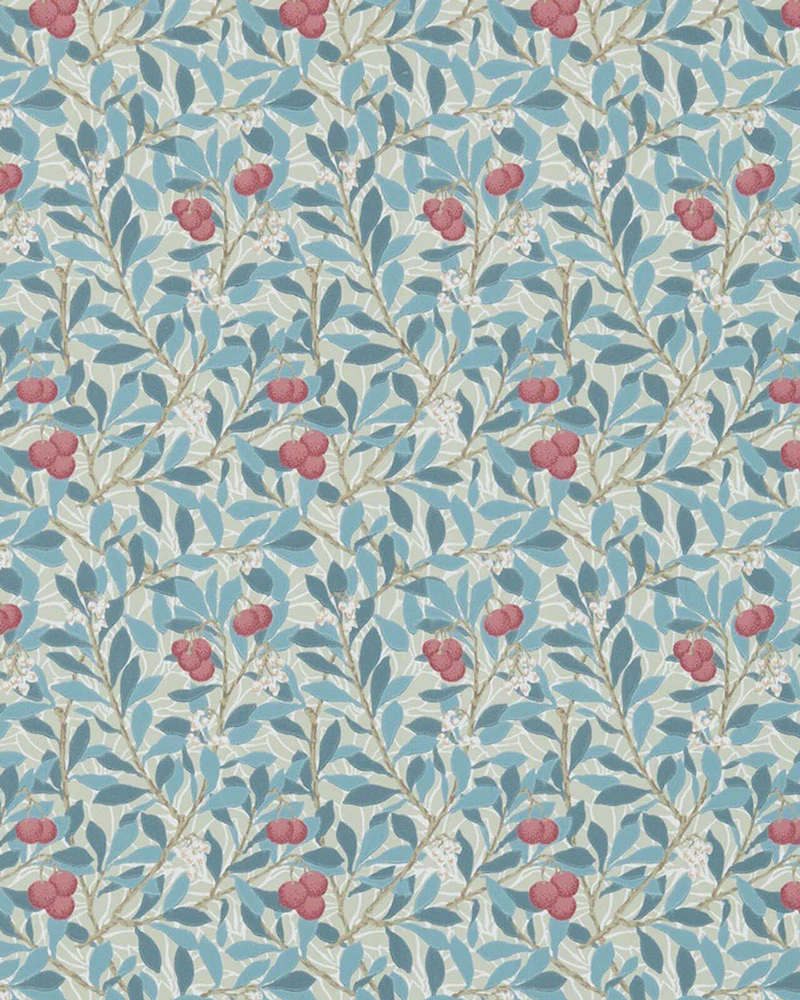 William Morris & Co. Tapet - Arbutus Woad/Russet