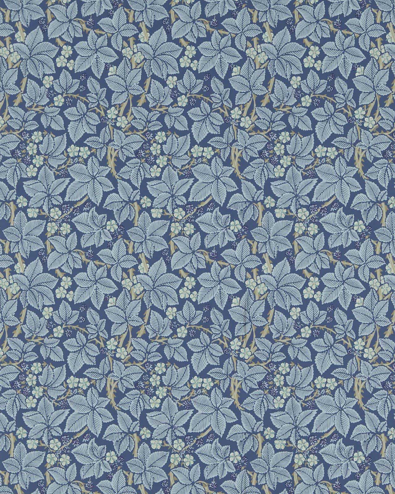 William Morris & Co. Tapet - Bramble Indigo